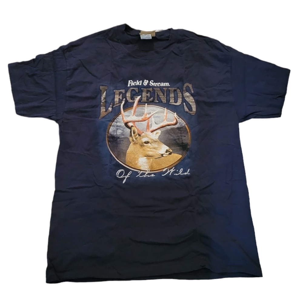 Field and Stream Graphic T Shirt L NWT